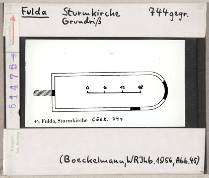 Vorschaubild Fulda: Sturmkirche, Grundriss 